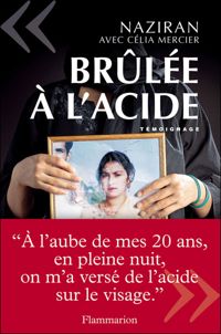 Couverture du livre Brûlée à l'acide - Celia Mercier - Naziran 