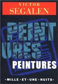 Couverture du livre Peintures - Victor Segalen