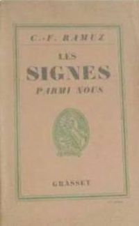 Couverture du livre Les signes parmi nous - Charles Ferdinand Ramuz