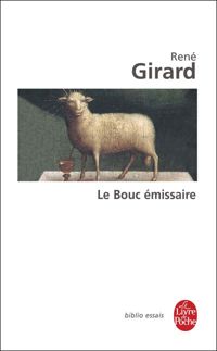 Couverture du livre Le Bouc émissaire - Rene Girard