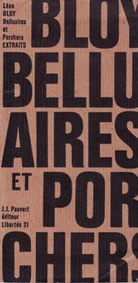 Couverture du livre Belluaires et porchers - Leon Bloy