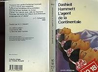 Couverture du livre L'agent de la continentale - Dashiell Hammett