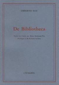 Eco - De bibliotheca