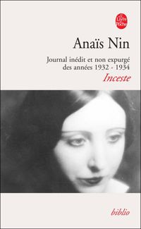 Couverture du livre Inceste - Anais Nin