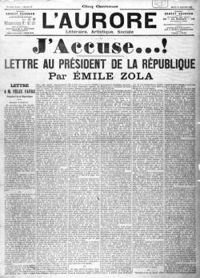 Couverture du livre J'accuse... ! - Mile Zola