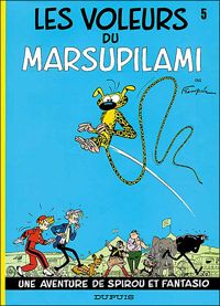 Couverture du livre Les Voleurs du Marsupilami - Andre Franquin - Jo Almo