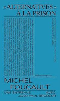 Couverture du livre Alternatives à la prison - Michel Foucault