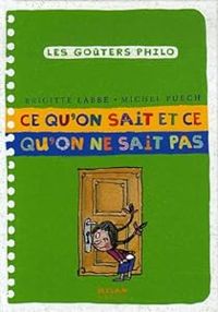 Couverture du livre Les goûters philo  - Brigitte Labbe - Michel Puech