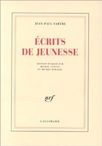 Couverture du livre Ecrits de jeunesse - Jean Paul Sartre