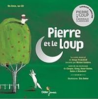 Couverture du livre Pierre et le loup  - Ric Battut - Michel Galabru