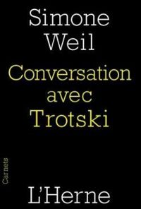 Couverture du livre Conversation avec Trotski - Simone Weil