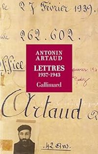 Couverture du livre Lettres (1937-1943) - Antonin Artaud