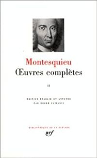  Montesquieu - Oeuvres complètes