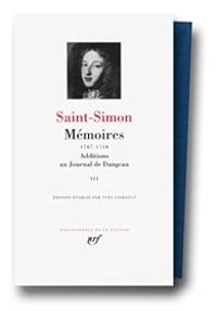  Saint Simon - Mémoires (tome 3 : 1707-1710)