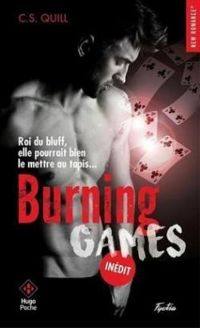 Couverture du livre Burning games - C S Quill