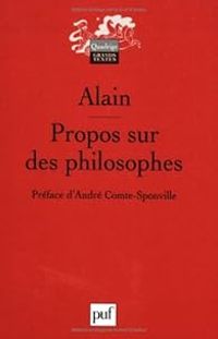  Alain - Propos sur des philosophes