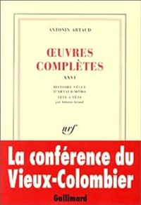 Couverture du livre Histoire vécue d'Artaud-Mômo - Tête à tête - Antonin Artaud