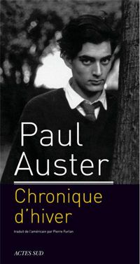 Couverture du livre Chronique d'hiver - Paul Auster