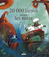 Couverture du livre 20 000 lieues sous les mers - Virginie Hanna - Sandrine Gambart