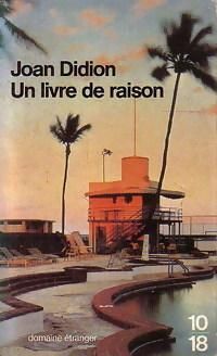 Couverture du livre Un livre de raison - Joan Didion