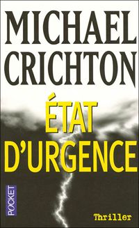 Couverture du livre Etat d'urgence - Michael Crichton - Patrick Berthon