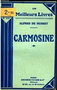 Couverture du livre Carmosine - Alfred De Musset