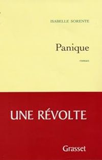 Couverture du livre Panique - Isabelle Sorente