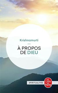 Couverture du livre À propos de Dieu - Jiddu Krishnamurti - Colette Joyeux