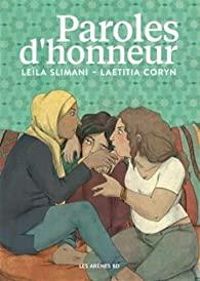 Couverture du livre Paroles d'honneur - Laetitia Coryn - Leila Slimani