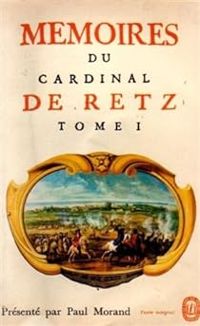 Couverture du livre Mémoires du cardinal de Retz  - Le Cardinal De Retz