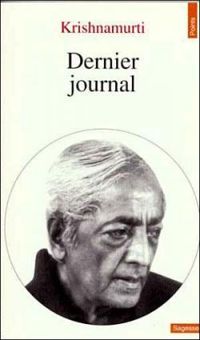 Couverture du livre Dernier journal - Jiddu Krishnamurti