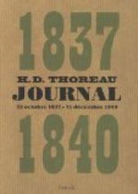 Henry David Thoreau - Octobre 1837 - Décembre 1840