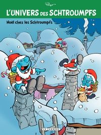 Couverture du livre Noël chez les Schtroumpfs - Peyo 