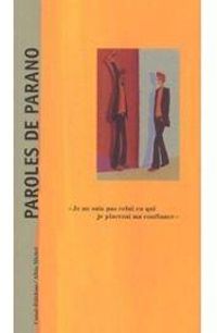 Couverture du livre Paroles de parano - Stephane Goddard - Gerard Tixier