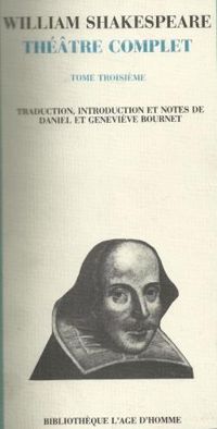 Couverture du livre Théâtre complet - William Shakespeare