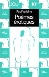 Couverture du livre Poèmes érotiques - Paul Verlaine