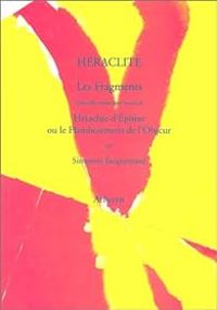 Couverture du livre Héraclite, les fragments  - Heraclite Dphese