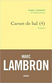 Couverture du livre Carnet de bal - Marc Lambron