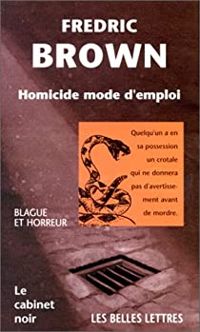 Couverture du livre Homicide mode d'emploi - Fredric Brown