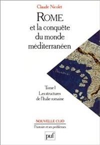 Couverture du livre Les stuctures de l'Italie romaine - Claude Nicolet