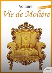 Couverture du livre Vie de Molière - Voltaire 