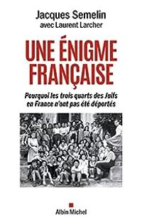 Couverture du livre Une énigme française  - Jacques Semelin