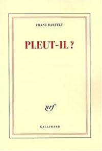 Couverture du livre Pleut-il? - Franz Bartelt