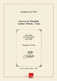 Couverture du livre Poésies complètes - Theophile Gautier