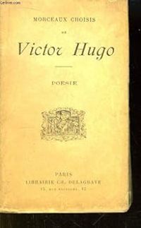 Couverture du livre Morceaux choisis : Poésie - Victor Hugo