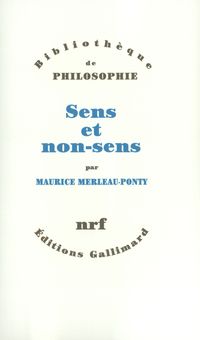 Couverture du livre Sens et non-sens - Maurice Merleau Ponty