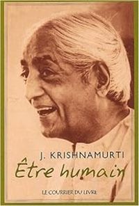 Couverture du livre Être humain - Jiddu Krishnamurti