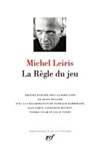 Couverture du livre La règle du jeu - Michel Leiris