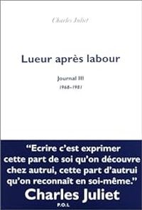 Couverture du livre Lueur après labour (1968-1981) - Charles Juliet