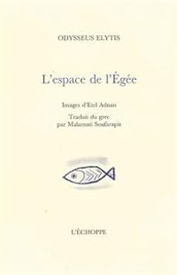 Couverture du livre L'espace de l'Egée - Odysseas El7923tis